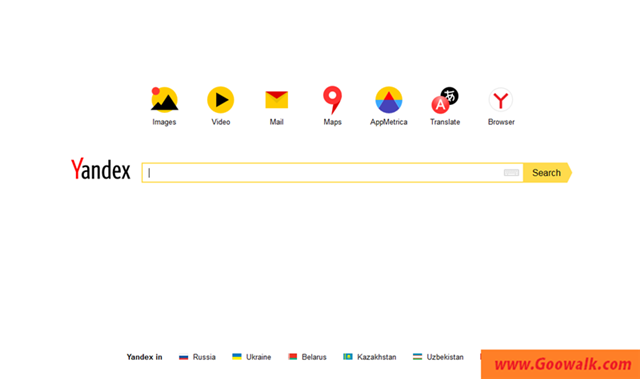 Yandex是当前世界第五大搜索引擎